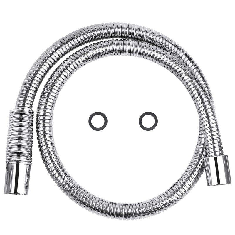 COOLWEST 38 Inch Flexible Stainless Steel Hose Replacement Kit for All Brand Commercial Pre-Rinse Kitchen Sink Faucet (96CM 38") - Image 1